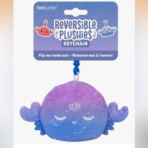 TeeTurtle Reversible Zodiac Cancer Keychain ♋️